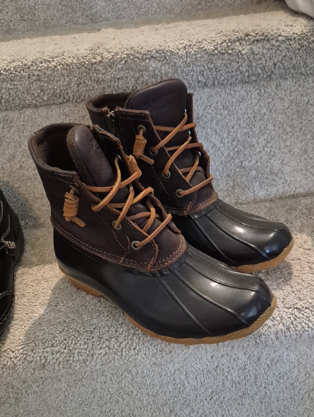 Sperry Saltwater Weatherproof Duck Boots 6.5 M